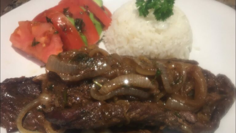Bistec Encebollado: Auténtico Sabor Dominicano